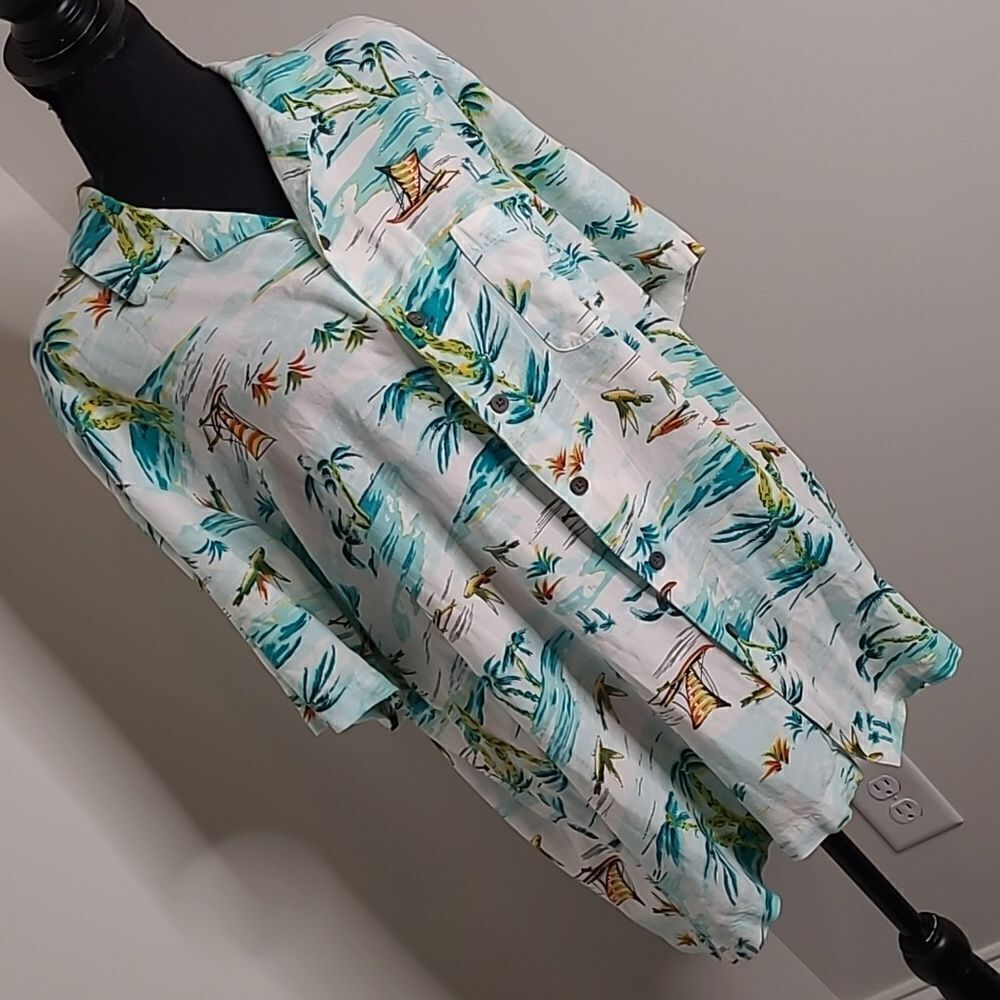 GEORGE XL(46-48) 100% rayon beach shirt